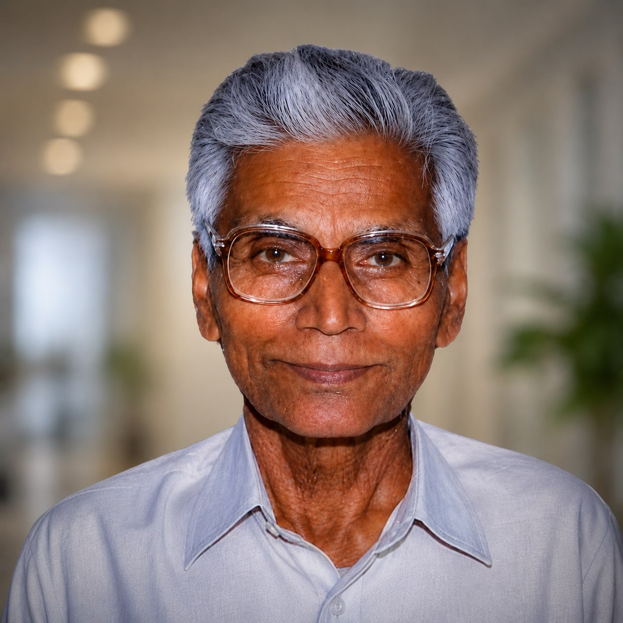 Portrait of Dr H N Roy, founder of Dr H N Roy Mental Clinic.